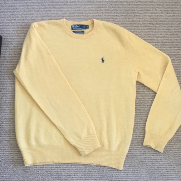 polo yellow sweater